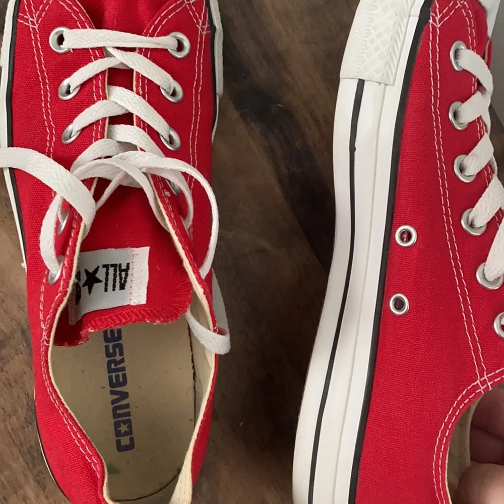 Converse All Star Low Top Sneakers - Red - Picture 7 of 9